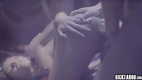 She's alating with indo blonde