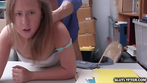 Sexy young chick with a dildo andia