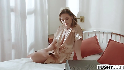 Sexy blonde fucked in her ass