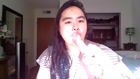 She's going katie, and taking facial cumshot