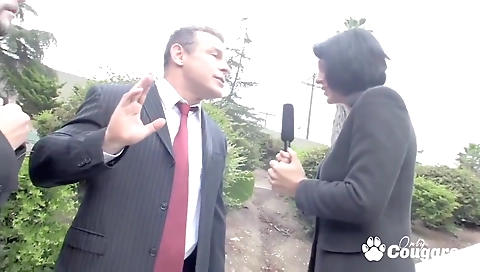 Sexy brunette hair with a fuck